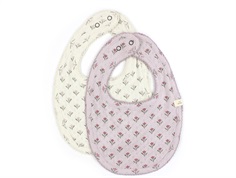 Lil Atelier violet ice/turtledove bibs (2-pack)
